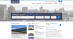 Desktop Screenshot of dickmanrealestate.com